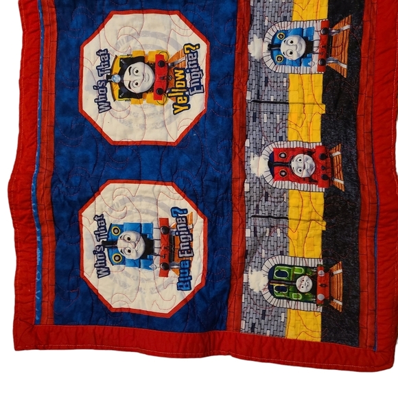 Thomas and Friends and Monsters Handmade Blanket 40"x22" - Picture 6 of 8